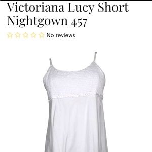 BNWT 100% organic Cotton nightgown Victoriana